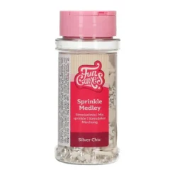 Sprinkles Medley Silver Chic 60 g - Funcakes