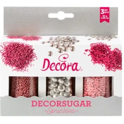 Sprinkles Mix metalizados rosa y plata 85 g (3) - Decora
