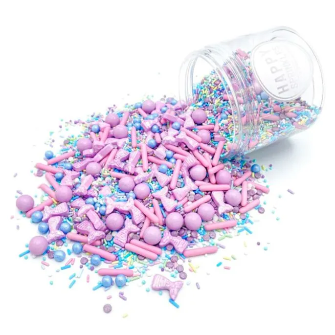 Sprinkles multicolor Sweet Mermaid 90 g - Happy Sprinkles