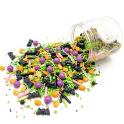 Sprinkles murciélagos, calabazas Halloween Creepin' It Real 90 g - Happy Sprinkles