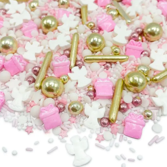 Sprinkles ángeles y regalos de Navidad Dreamy Angel 90 g - Happy Sprinkles