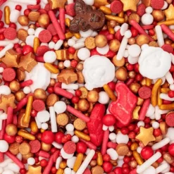 Sprinkles Papá Noel y renos de Navidad 90 g - PME