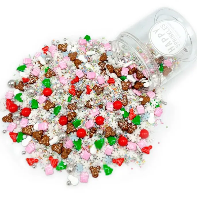 Sprinkles regalos, copos y árboles de Navidad Merry Little Christmas 90 g - Happy Sprinkles