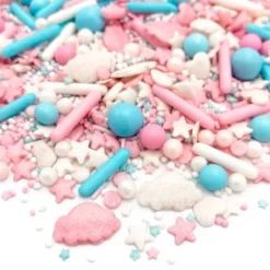 Sprinkles rosa, azul y blanco Sweet Heaven 90 gr - Happy Sprinkles
