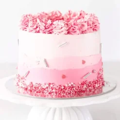 Sprinkles rosa, rojo, blanco y plata Be Mine 90 gr - Happy Sprinkles