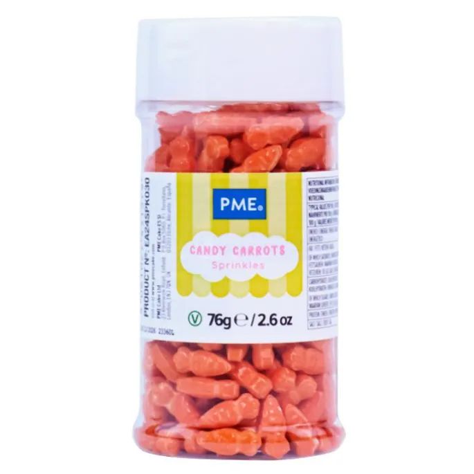 Sprinkles zanahorias de azúcar Pascua 76 g - PME