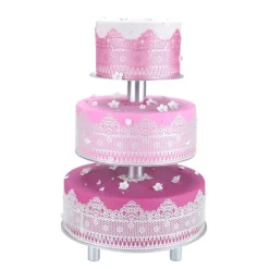 Stand de aluminio para tartas 3 niveles - Cake Masters