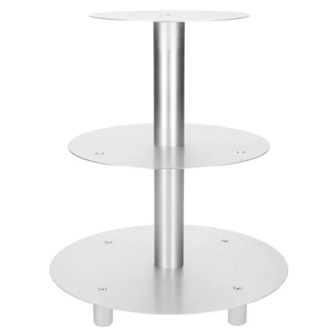 Stand de aluminio para tartas 3 niveles - Cake Masters