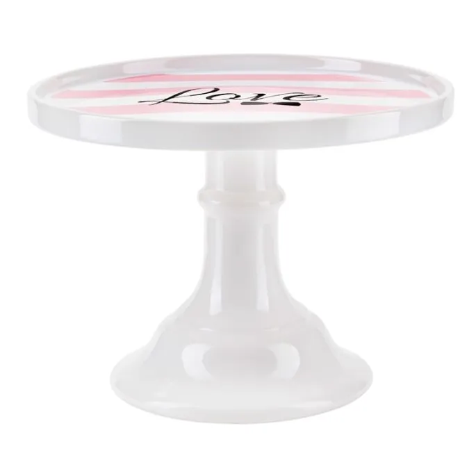 Stand de cerámica blanco Love 25 cm - Miss Étoile + REGALO plato
