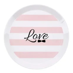 Stand de cerámica blanco Love 25 cm - Miss Étoile + REGALO plato