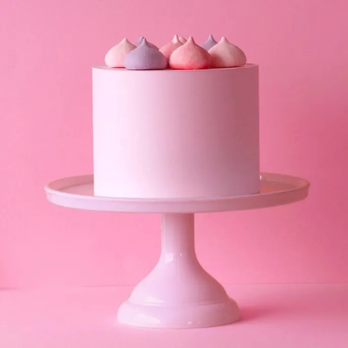 Stand de melamina pequeño rosa 23,5 cm - A Little Lovely Company