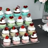 Stand escalera para cupcakes 4 niveles acrílico - Pastkolor