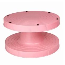 Stand giratorio antideslizante rosa 22,7 cm - FMM