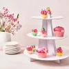 Stand para cupcakes 3 niveles blanco - Funcakes