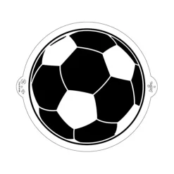 Stencil balón de fútbol 25 cm - Decora