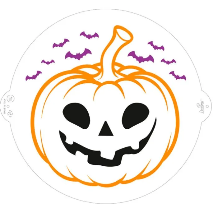 Stencil calabaza Halloween 25 cm - Decora