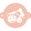 Stencil calabazas Halloween 20 cm - TodoStencil