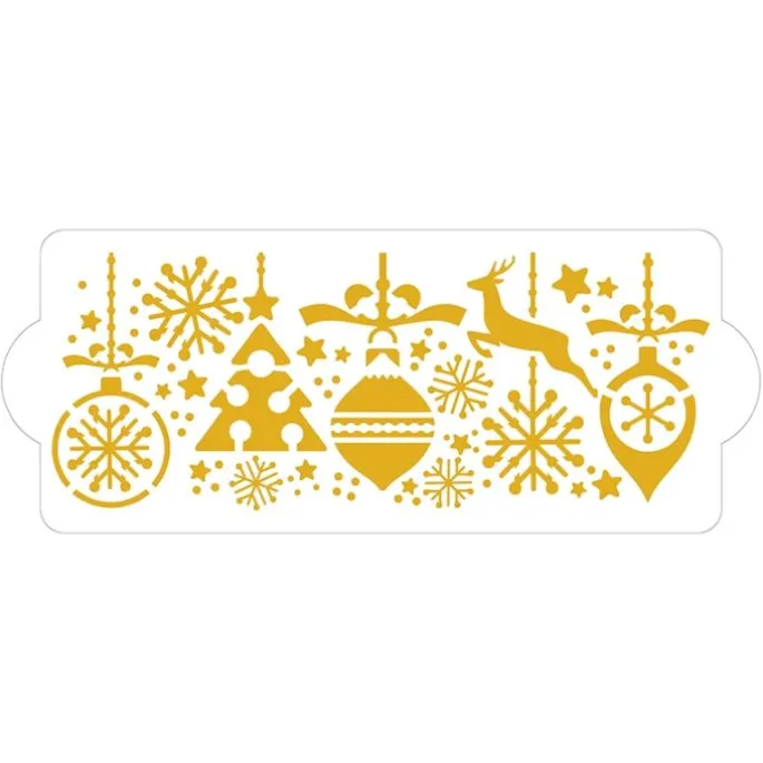 Stencil decoraciones de Navidad 25 cm - Decora
