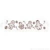 Stencil familia de jengibre 30 cm - Decora