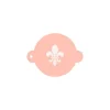 Stencil flor de lis vintage 9 cm - TodoStencil