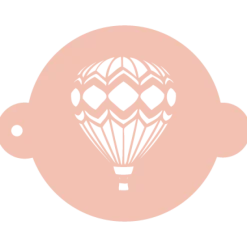 Stencil globo aerostático 20 cm - TodoStencil
