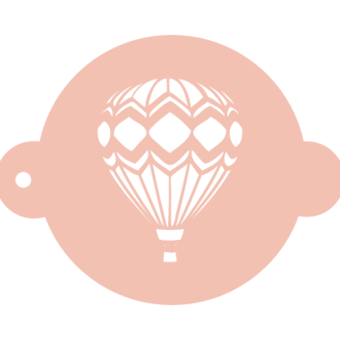 Stencil globo aerostático 20 cm - TodoStencil