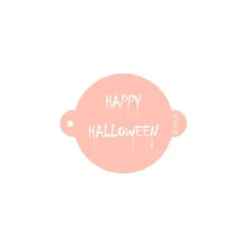 Stencil Happy Halloween 9 cm - TodoStencil