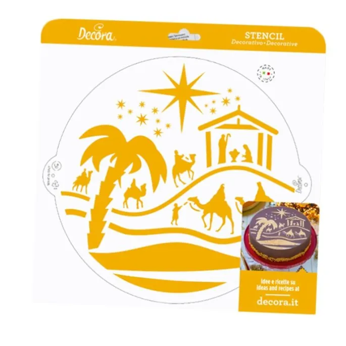 Stencil Natividad 25 cm - Decora
