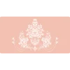 Stencil para contornos fuente rosas, 20 cm - TodoStencil