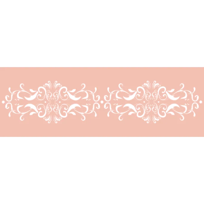 Stencil para contornos nupcial (nº 4C), 29 cm - TodoStencil
