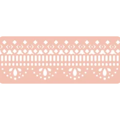 Stencil para contornos puntilla (nº 14), 29 cm - TodoStencil