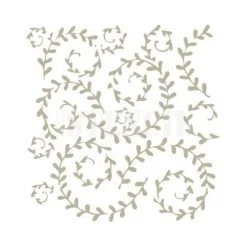 Stencil para fondos filigrana 12 cm - TodoStencil