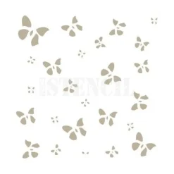 Stencil para fondos mariposas 12 cm - TodoStencil