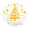 Stencil árbol de Navidad Merry Christmas 25 cm - Decora