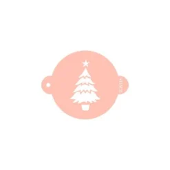 Stencil árbol de Navidad (nº 1), 9 cm - TodoStencil