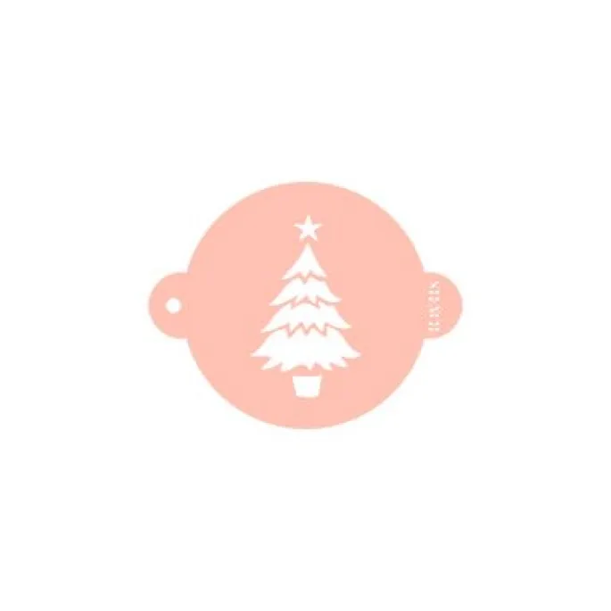 Stencil árbol de Navidad (nº 1), 9 cm - TodoStencil