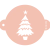 Stencil árbol de Navidad (nº 1), 20 cm - TodoStencil