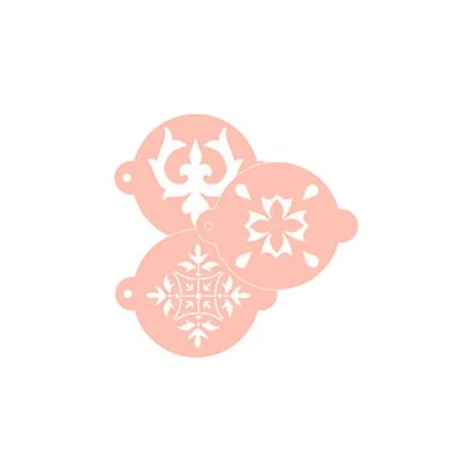 Stencils arabescos (nº 4), 9 cm (3) - TodoStencil