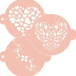 Stencils de corazones y cenefa 20 cm (3) - TodoStencil