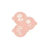 Stencils de motivos florales II 11 cm (3) - TodoStencil