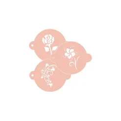 Stencils de motivos florales II 11 cm (3) - TodoStencil