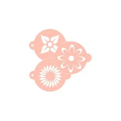 Stencils florales (nº 2), 11 cm (3) - TodoStencil