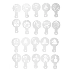 Stencils Navidad 8,5 cm (20) - Wilton