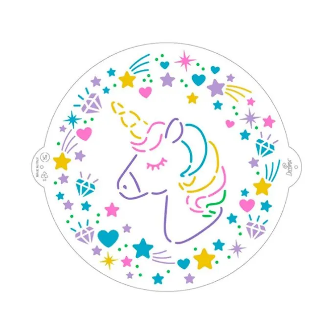 Stencil Unicornio 25 cm - Decora
