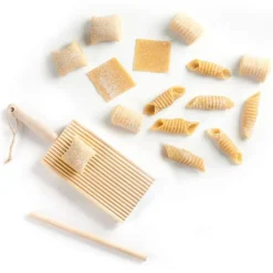Tabla de madera para ñoquis / garganelli con palo - Ibili