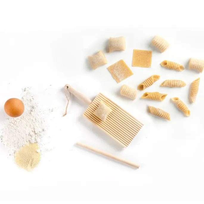 Tabla de madera para ñoquis / garganelli con palo - Ibili