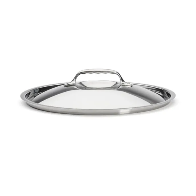Tapa Affinity con asa remachada 24 cm - Acero inoxidable - De Buyer