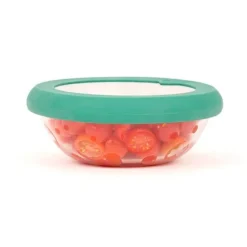 Tapa para conservar al vacío verde M 17,5 cm - Cristal y Silicona (sin BPA) - Food Huggers