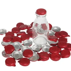 Tapas de aluminio para botellita de cristal (50) - Dotcomgiftshop