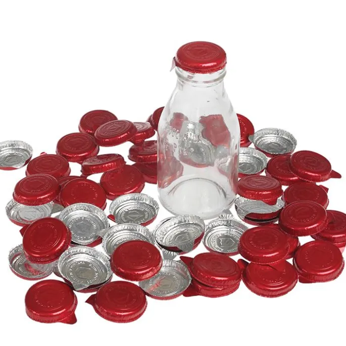Tapas de aluminio para botellita de cristal (50) - Dotcomgiftshop